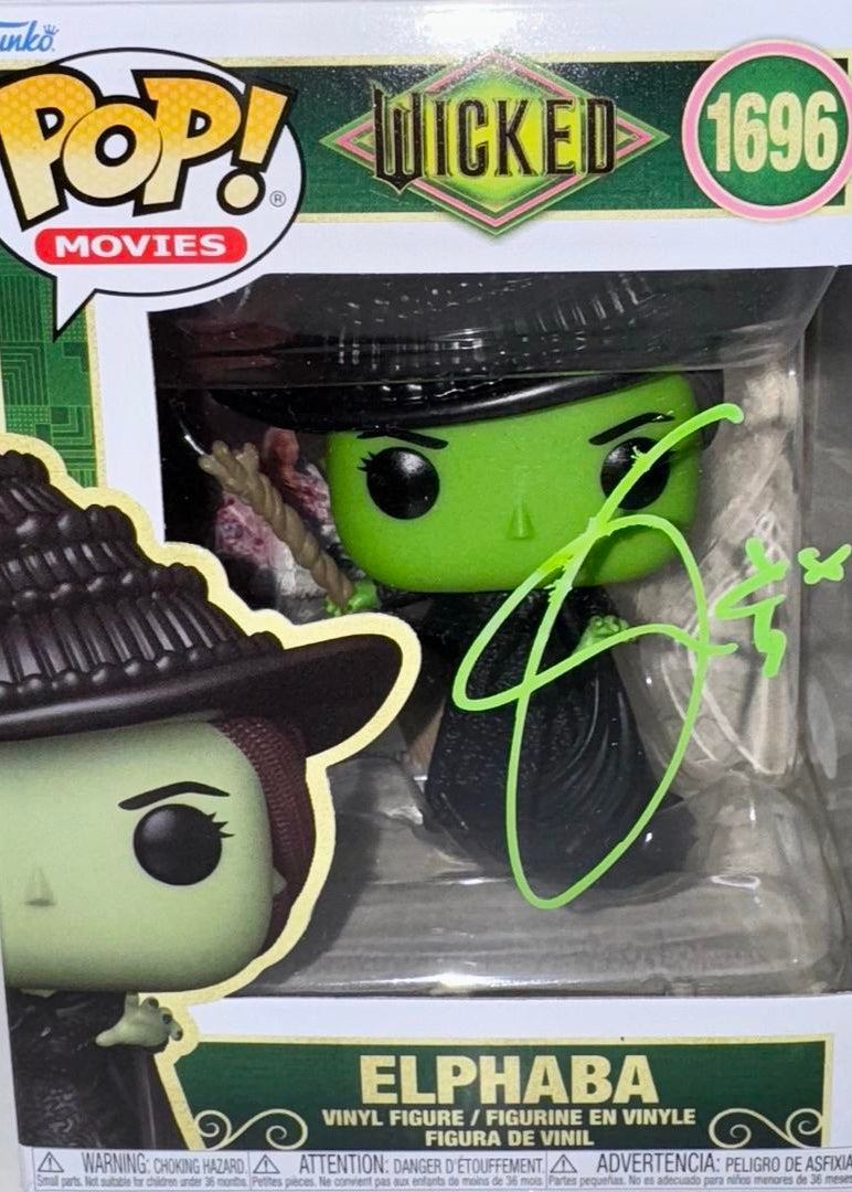 Cynthia Erivo Signed Funko Pop #1696 "Elphaba" (Wicked) - JSA COA #01